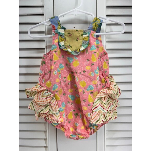 Matilda Jane 6M Little Lemon Bubble Romper